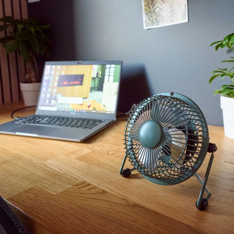 Wentylator mini USB zielony