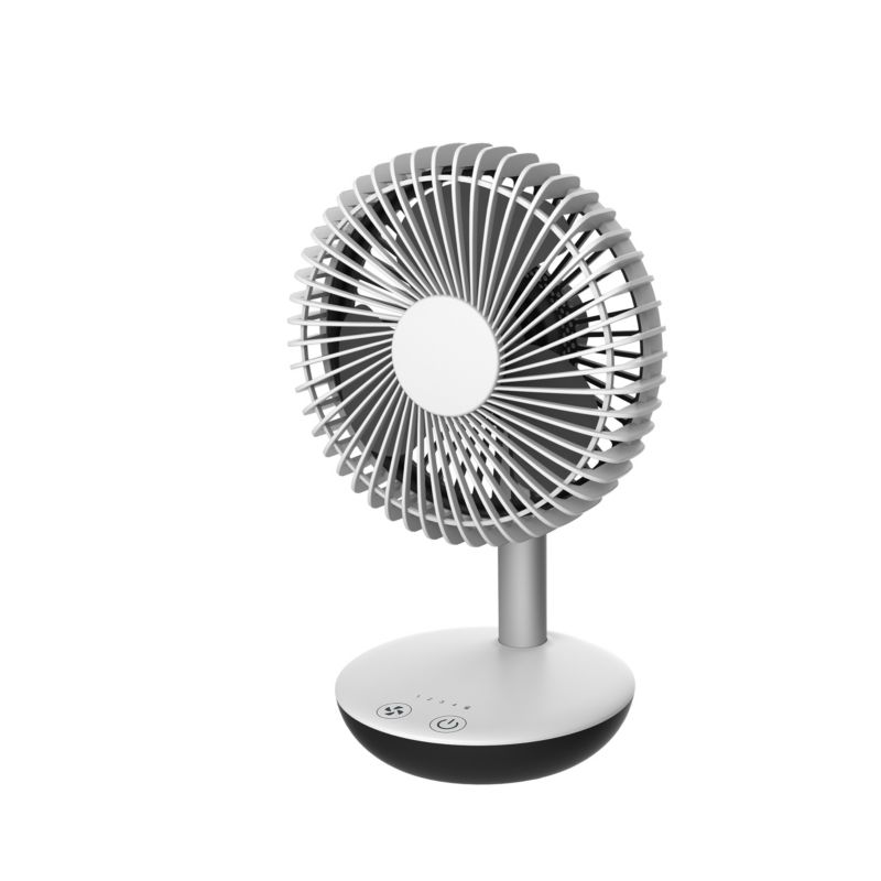 Wentylator na baterie 15 cm biały