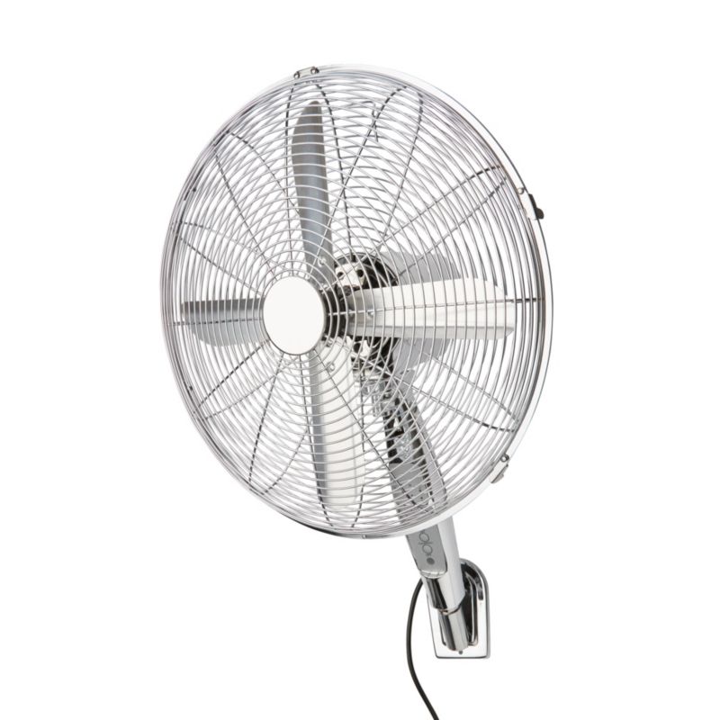 Wentylator ścienny 40 cm chrom