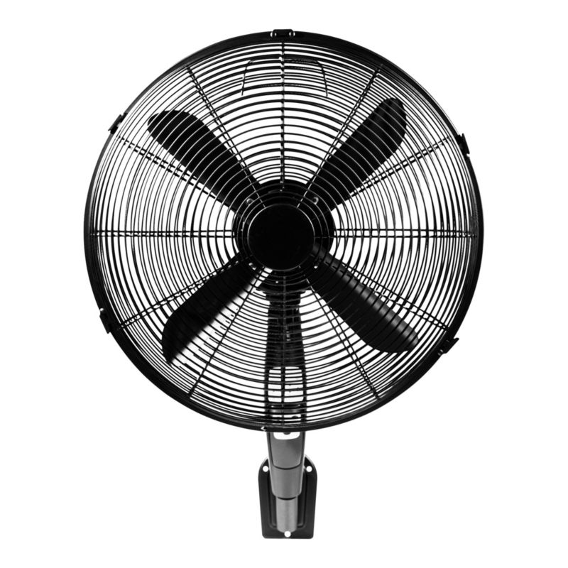 Wentylator ścienny 40 cm czarny