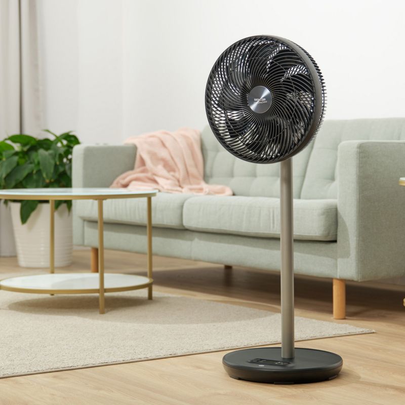 Wentylator Sencor SFN 3040BK Wiatrak Stojący 8 Prędkości 90 Cm Turbo Czarny 1szt