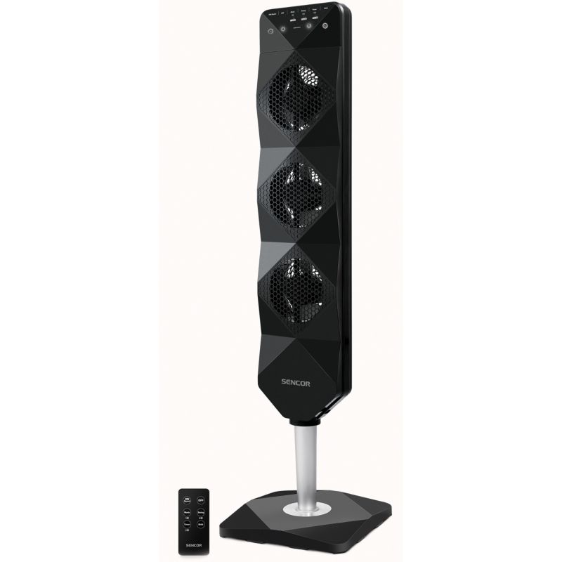 Wentylator Sencor SFN 5040Bl Podłogowy 90W Pilot 1szt