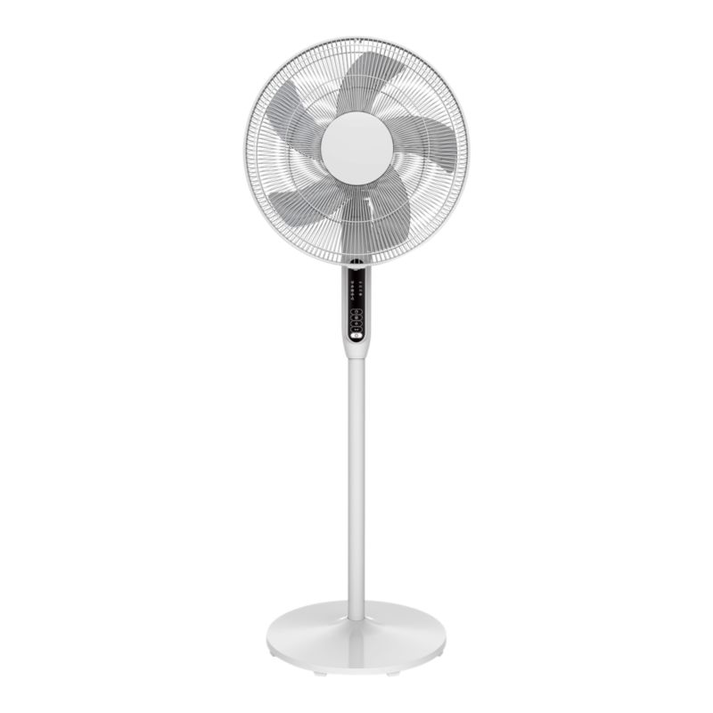 Wentylator stojący 40 cm z timerem biały