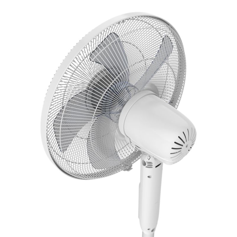 Wentylator stojący 40 cm z timerem biały