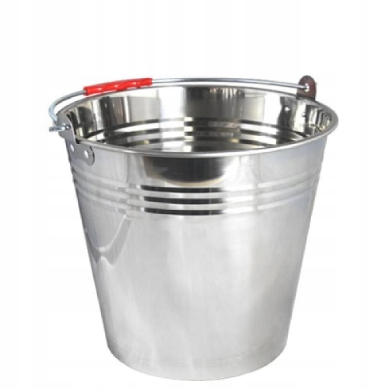 Wiadro KADAX Stalowe Przemysłowe Rączka 16L metal 1szt.