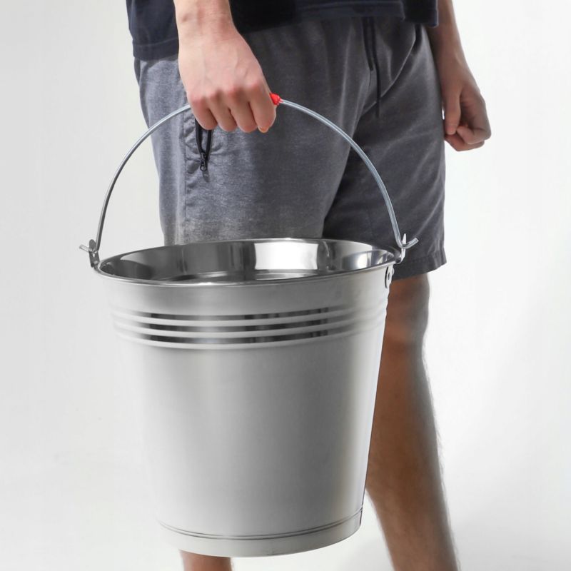 Wiadro KADAX Stalowe Przemysłowe Rączka 16L metal 1szt.