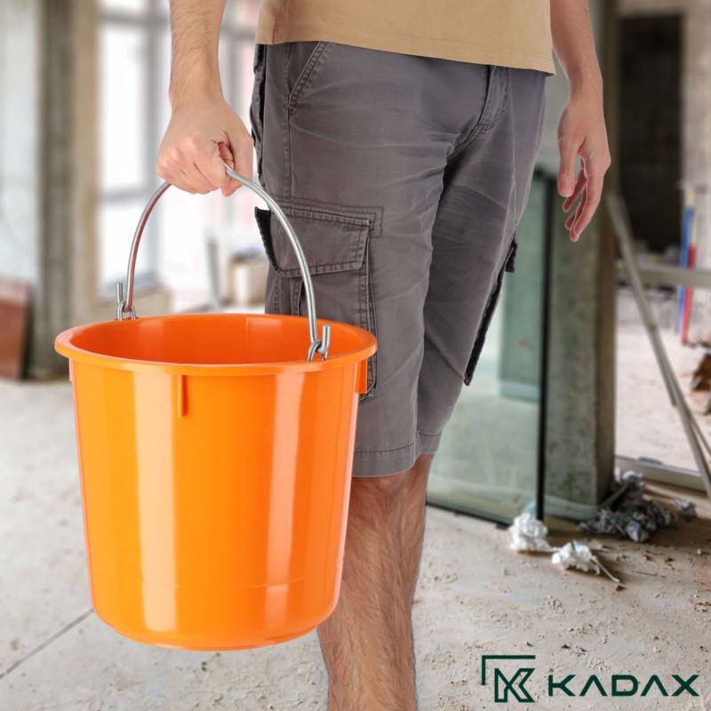 Wiadro KADAX Wiaderko Budowlane 12L 25kg mocne 2szt.