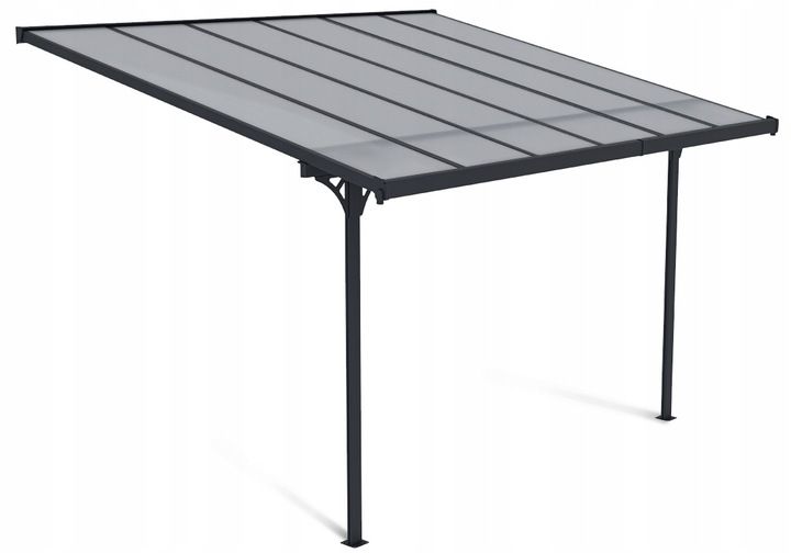 Wiata OgrodowaHardmaister  Zadaszenie ATLANTA 375x305cm Poliwęglan Przyścienna  1 szt