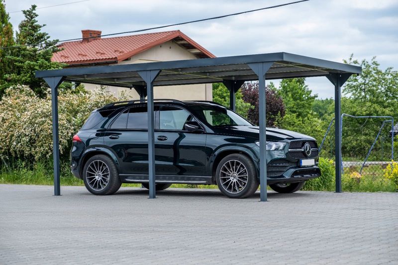 Wiata samochodowa Corciano Carport 549 x 287 x 238 cm Garaż samochodowy 1szt.