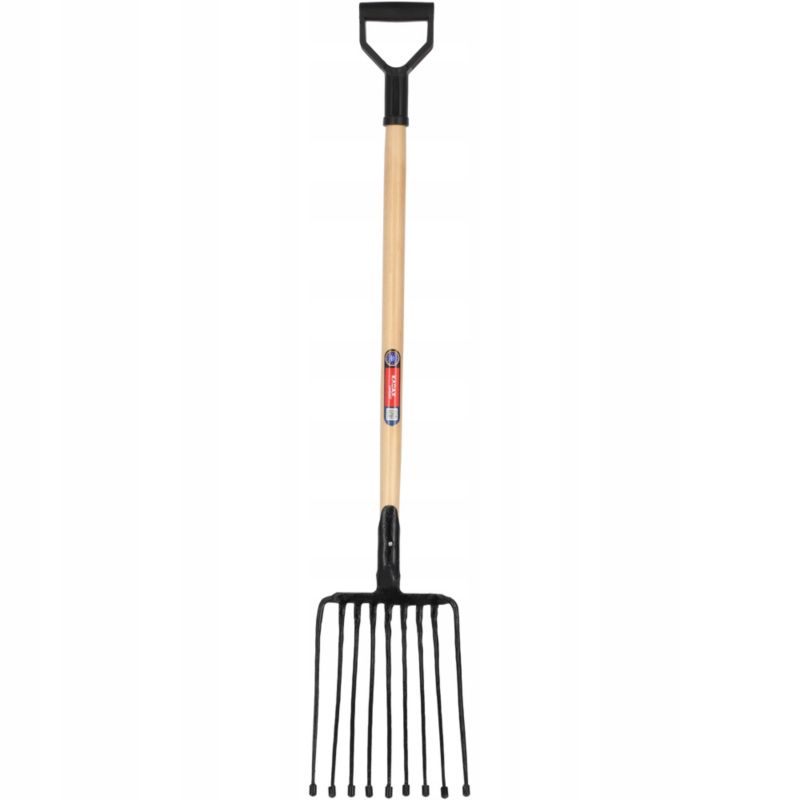 Widły Gable KADAX Do Buraków Ziemniaków 9 Zębne metalowe Solidne 129cm 1szt.
