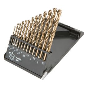 Wiertła do metalu GRAPHITE HSS-Co 1.5-6.5 mm, zestaw 13 szt 1 kpl.