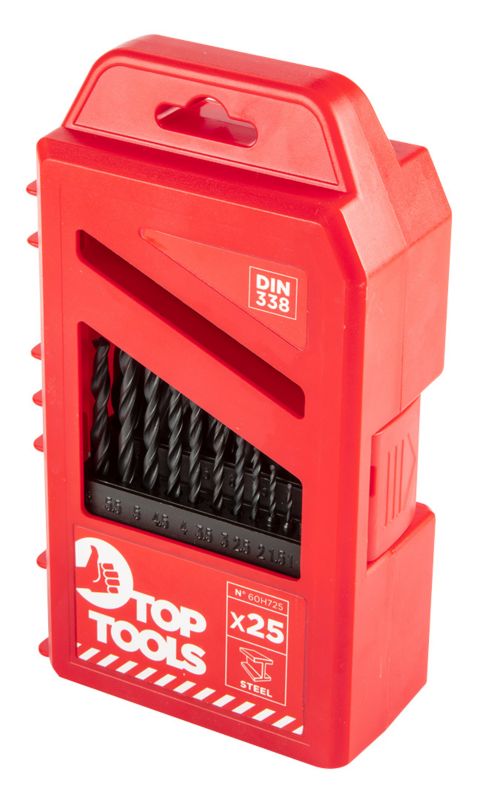 Wiertła do metalu Top Tools 1 mm do 13 mm 1 kpl.