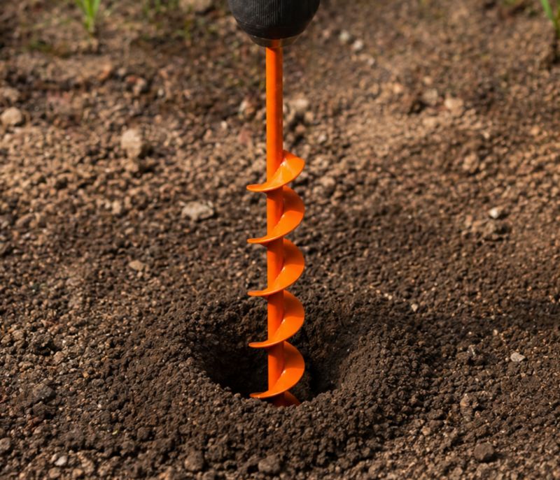 Wiertło 4x45cm świder ogrodowy do gleby Fixem 1szt.