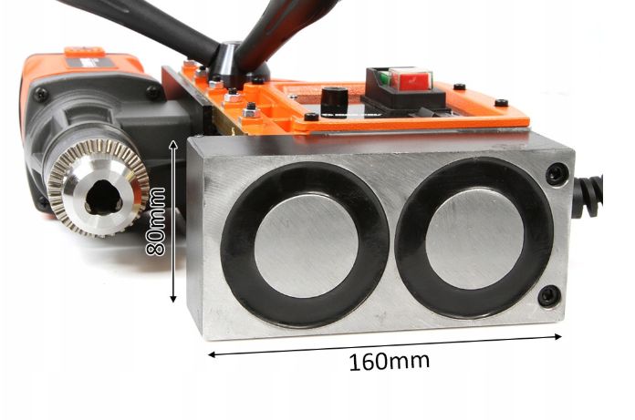 Wiertarka magnetyczna stołowa MAR-POL gwinciarka magnesowa 11500N 1480w 1szt.