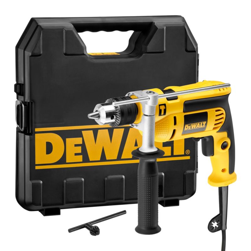 Wiertarka udarowa DeWalt 701 W z kufrem