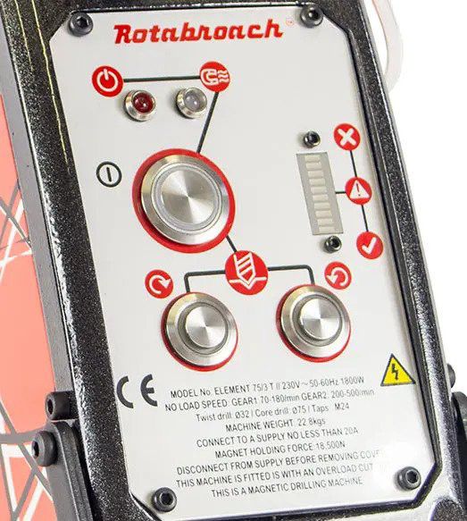 Wiertarka ze stopą magnetyczną Rotabroach ELEMENT 75 - 1 szt.