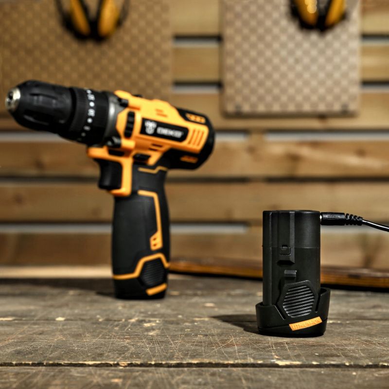 Wiertarko-wkrętarka DEKO udarowa 28Nm 2x aku 1.5Ah 12 V 1 kpl.