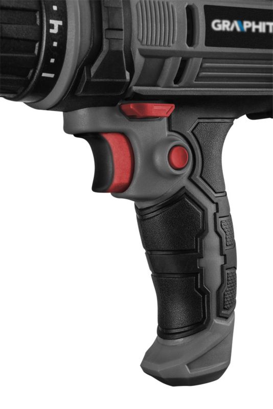Wiertarko-wkrętarka sieciowa GRAPHITE 300 W, uchwyt samozaciskowy 10 mm, walizka 1 szt