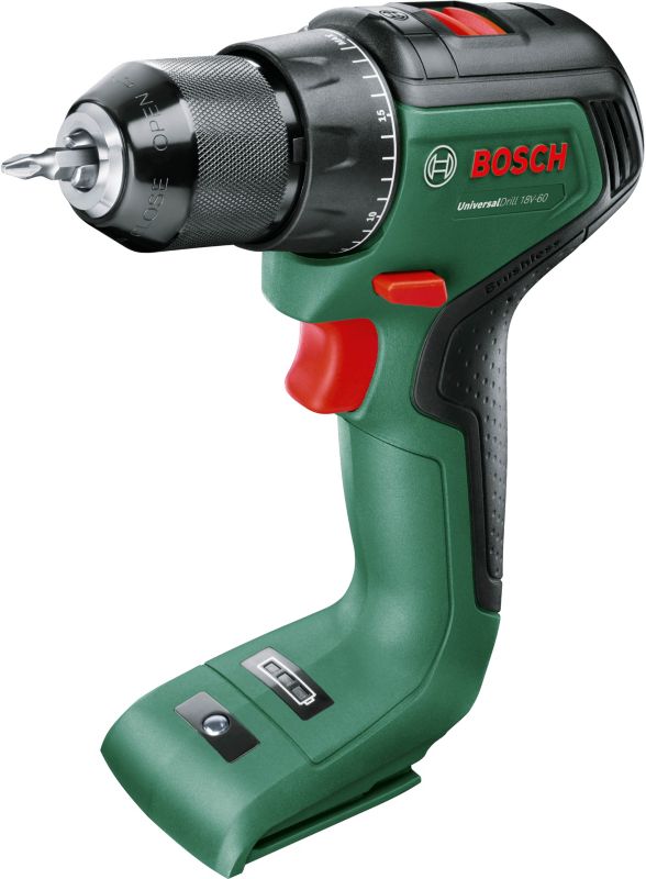 Bosch Universaldrill 18V-60 Wiertarka Akumulatorowa Zielony/Czarny 18 V