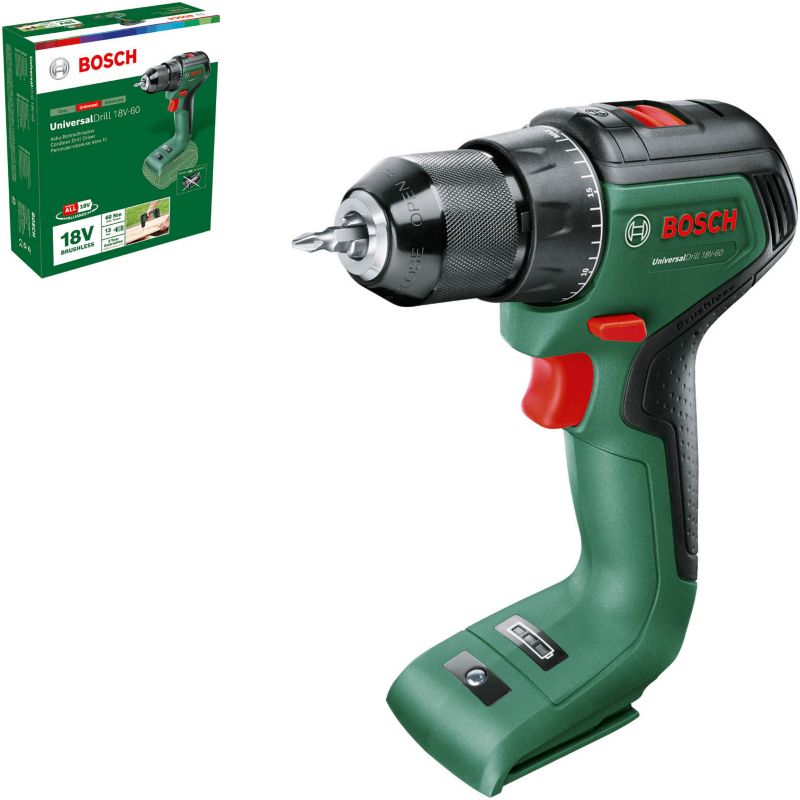 Wiertarko-wkrętarka akumulatorowa Bosch UniversalDrill 18 V - 60 bez akumulatora