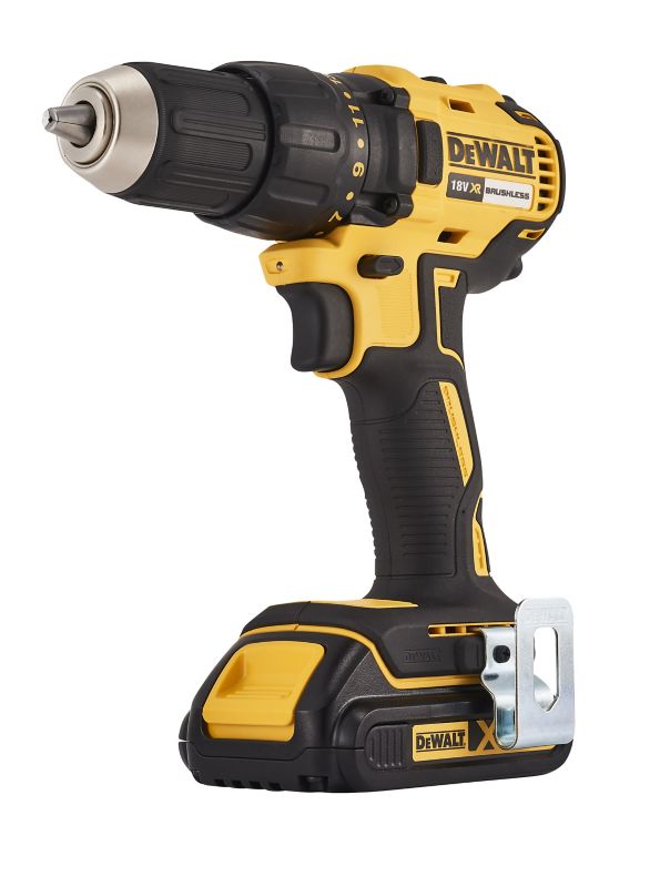 Wiertarko-wkrętarka bezszczotkowa DeWalt 18 V 2 x 1,5 Ah DCD777S2T-QW