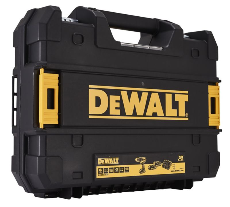 Wiertarko-wkrętarka bezszczotkowa DeWalt 18 V 2 x 1,5 Ah DCD777S2T-QW