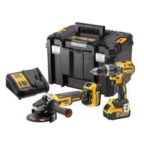 Wiertarko-wkrętarka + szlifierka kątowa DeWalt 2 x 5.0 Ah