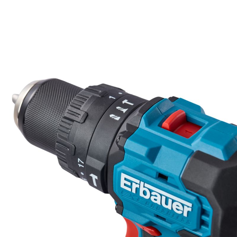 Wiertarko-wkrętarka + zakrętarka udarowa Erbauer G2 18 V 2 x 4,0 Ah