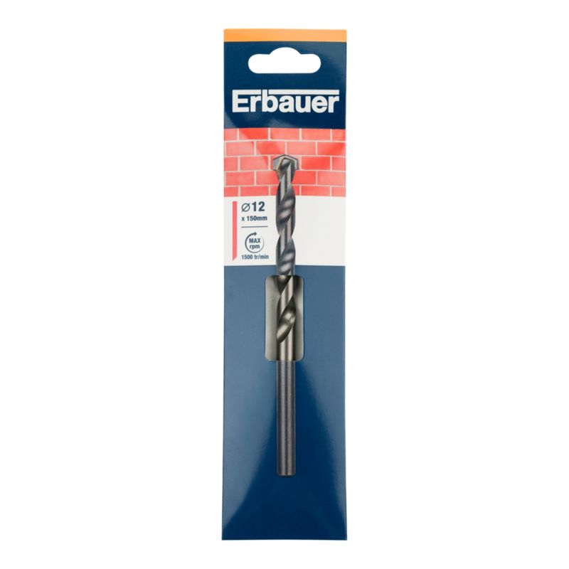 Wiertło do betonu Erbauer 12 x 150 mm srebrny
