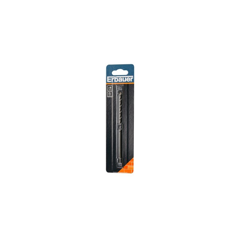 Wiertło do betonu Erbauer 6 x 150 mm srebrny