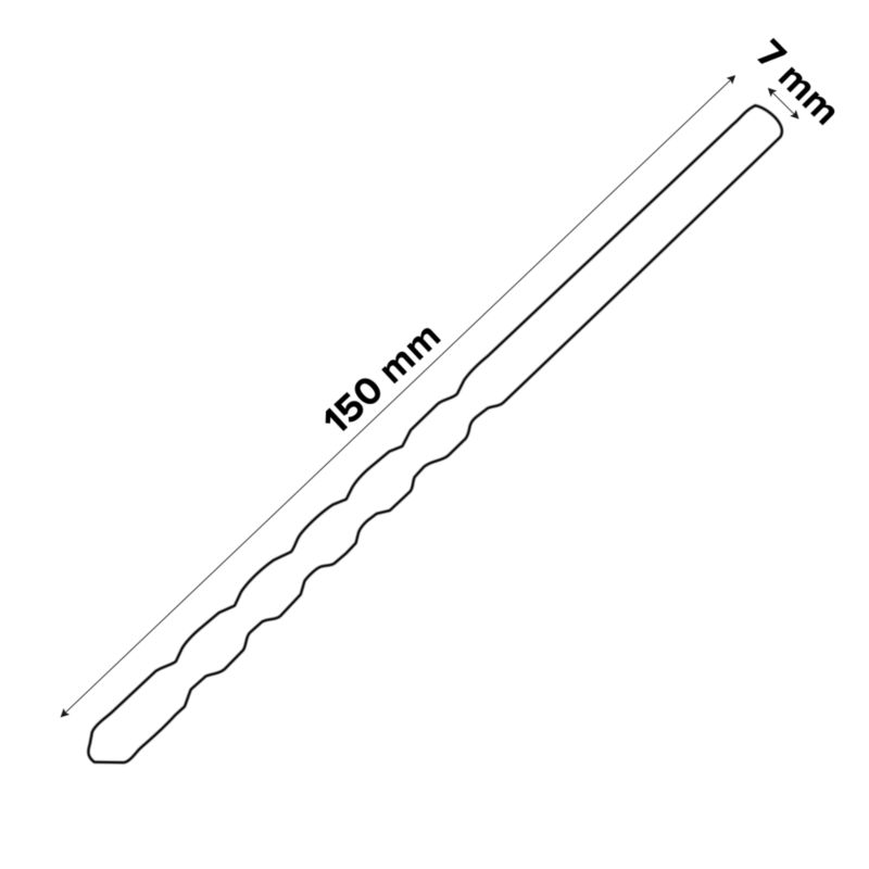 Wiertło do betonu Universal fit 7 x 150 mm