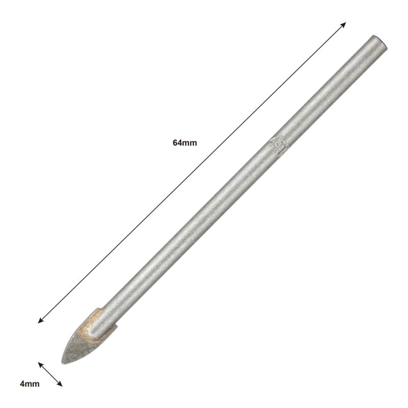 Wiertło do szkła i ceramiki Mac Allister 4 mm