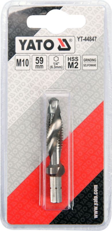 Wiertło - gwintownik do metalu Yato M10 hex