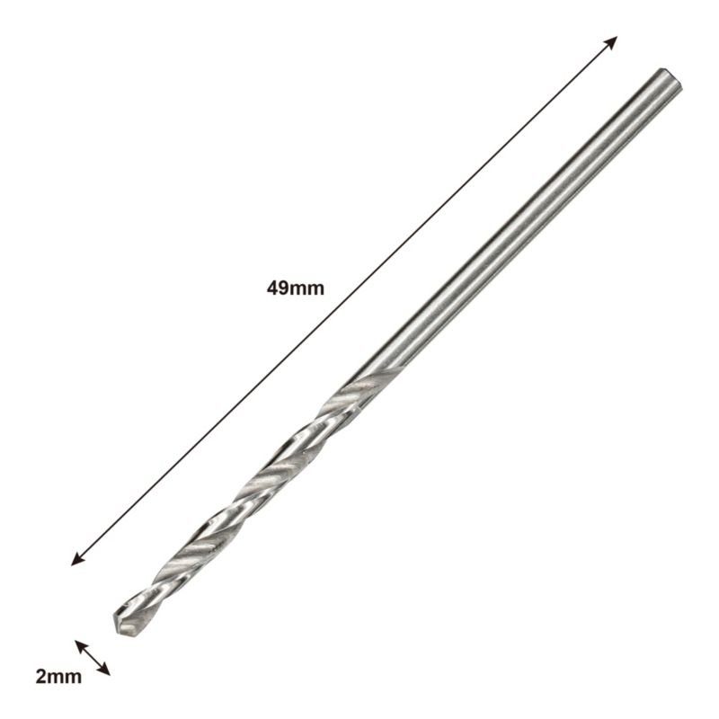 Wiertło HSS Mac Allister 2 mm 2 sztuki