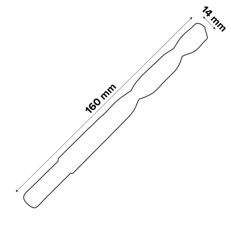 Wiertło HSS Universal fit 14 mm