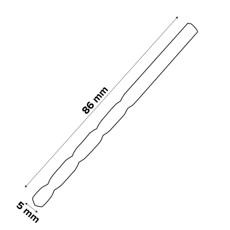 Wiertło kobaltowe Erbauer do metalu 5 x 86 mm