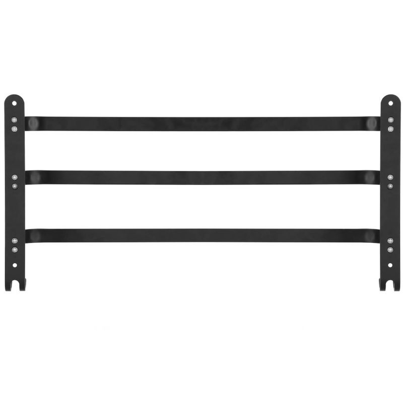Wieszak łazienkowy na ubrania Springos z 4 haczykami aluminiowy na ręczniki czarny 1 szt.