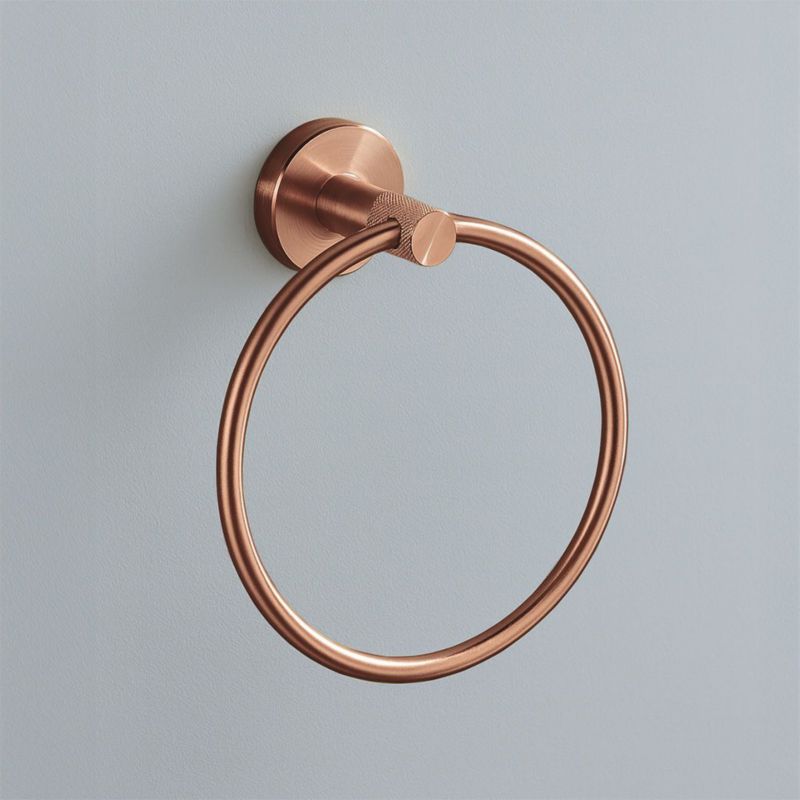 Wieszak Łazienkowy Rea Ring 6610 Modern Miedź Szczotkowana 6,5X15,5X18Cm 1Szt
