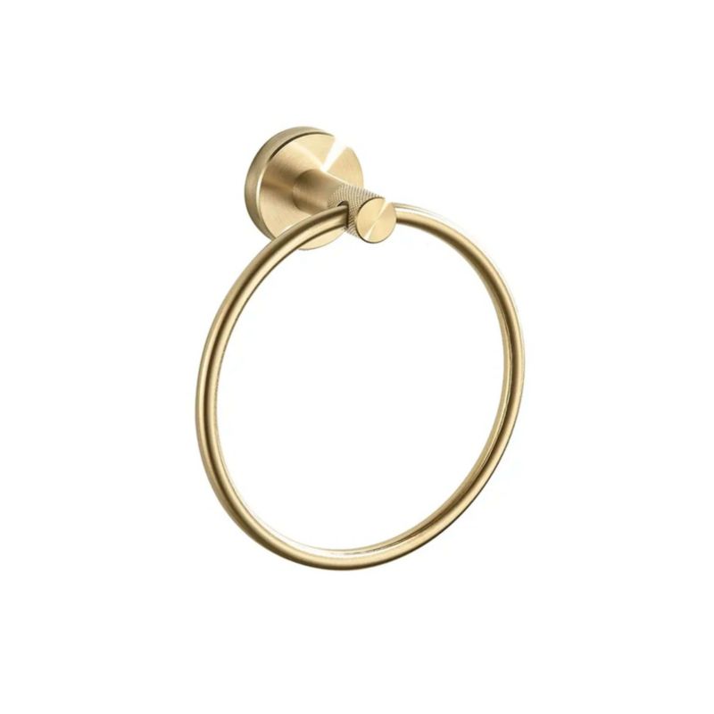 Wieszak Łazienkowy Rea RING 6610 Modern Złoty Szczotkowany 6,5X15,5X18CM 1Szt