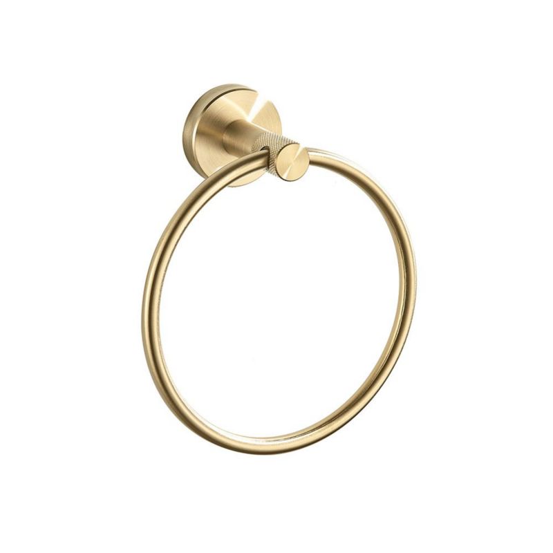 Wieszak Łazienkowy Rea RING 6610 Modern Złoty Szczotkowany 6,5X15,5X18CM 1Szt