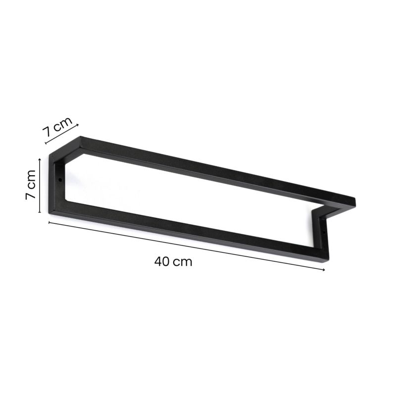 Wieszak ścienny HowHomely metalowy na ręcznik 40 cm 1 szt.