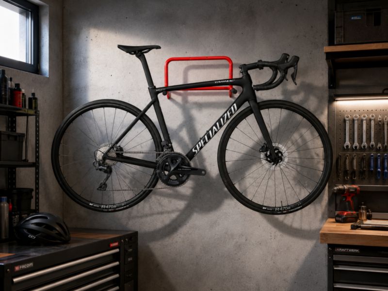 Wieszak ścienny na rower deskę narty składany uchwyt hak 40kg Fixem 1szt