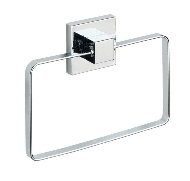 Wieszak ścienny Wenko VL Quadro, Vacuum-Loc, stal nierdzewna, srebrny 1 szt.