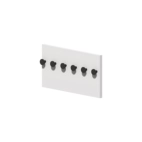 Wieszak Clickform Murso by Cezar Biały RAL9003 Mat 360x192x16mm MDF 1 szt.