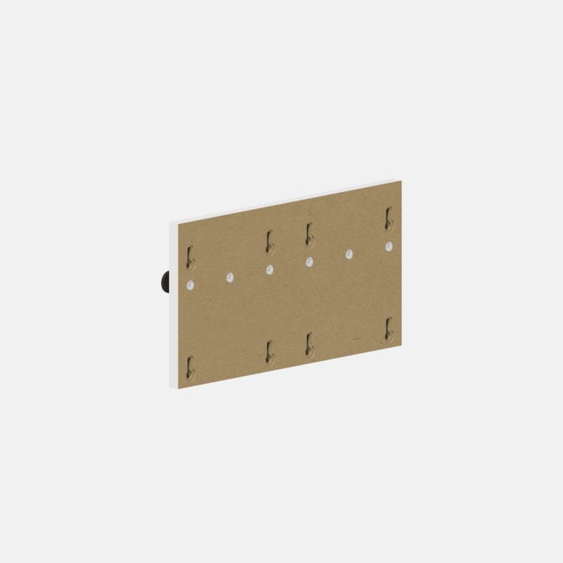 Wieszak Clickform Murso by Cezar Biały RAL9003 Mat 360x192x16mm MDF 1 szt.