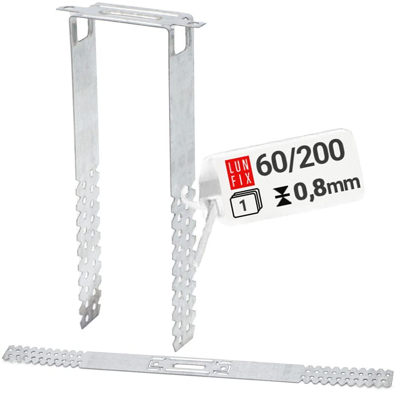 Wieszak do sufitów podwieszanych Lun Fix płaski 60x200 0,8 mm 1szt.