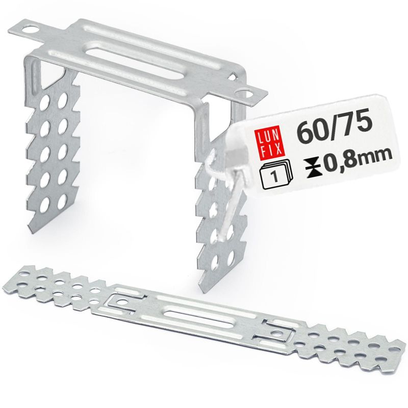 Wieszak do sufitów podwieszanych Lun Fix płaski 60x75 0,8 mm 1szt.