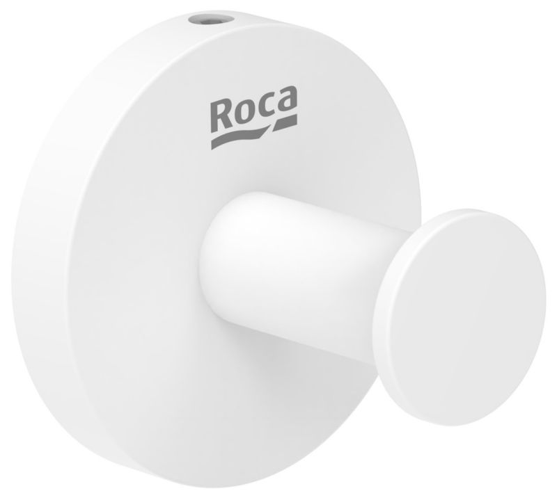 Wieszak na ręcznik Roca Hotel's ścienny metalowy biały mat 1 szt.