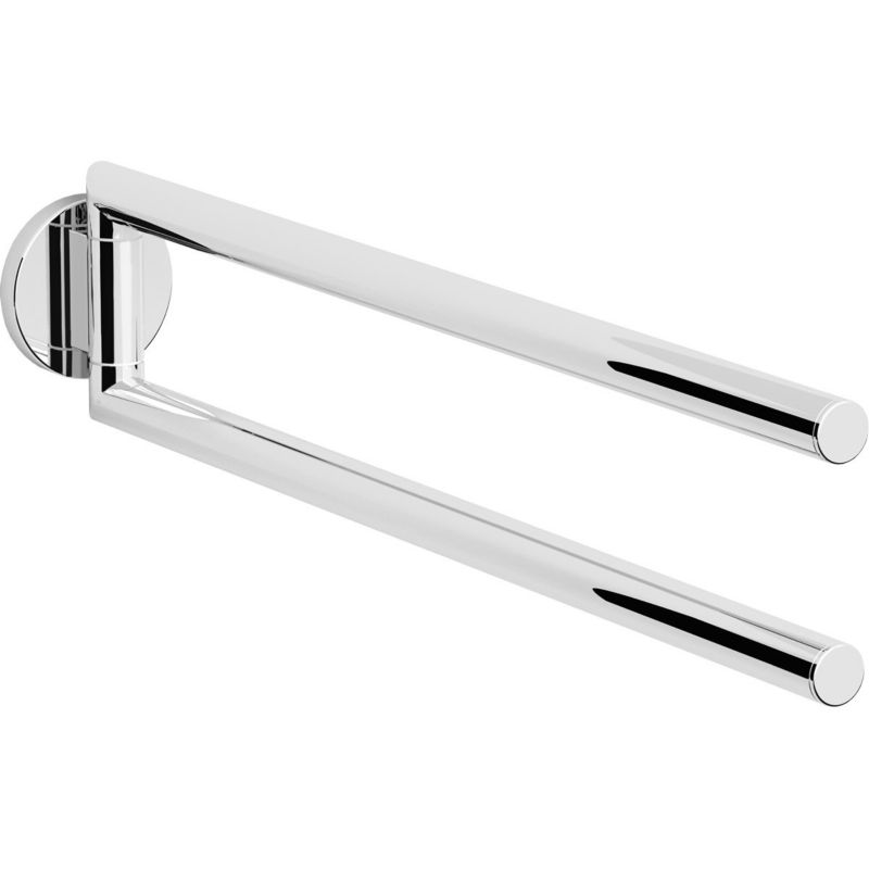 Wieszak na ręczniki Oltens Gulfoss Chrom 40cm dwuramienny mosiądz 1 szt.
