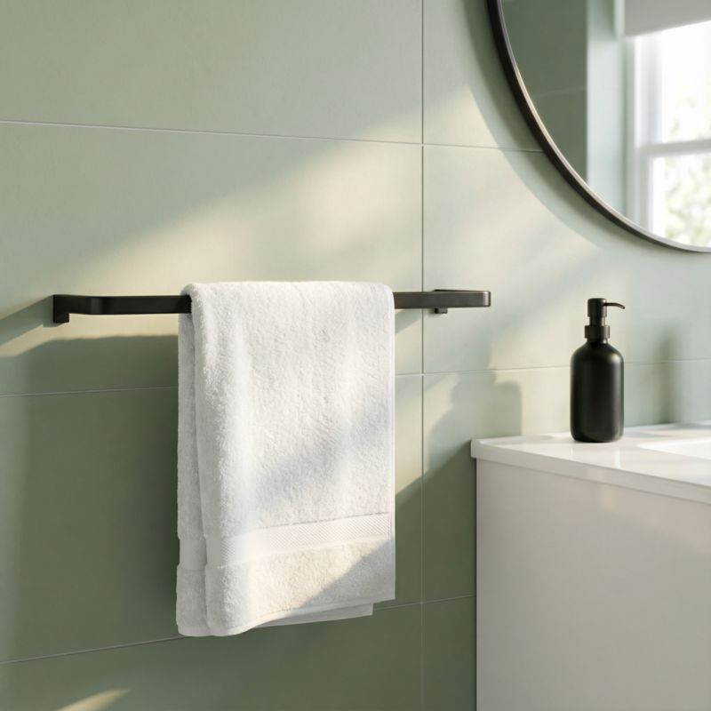Wieszak na ręczniki GoodHome Elland 40 cm czarny